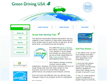 Tablet Screenshot of greendrivingusa.com